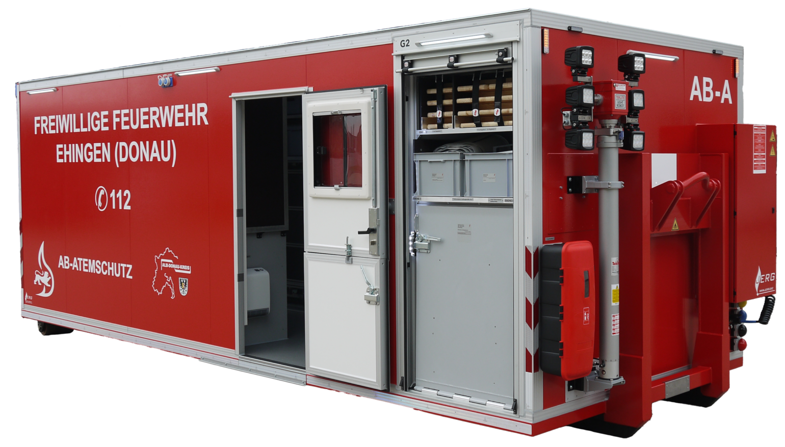 Abrollbehälter Atemschutz